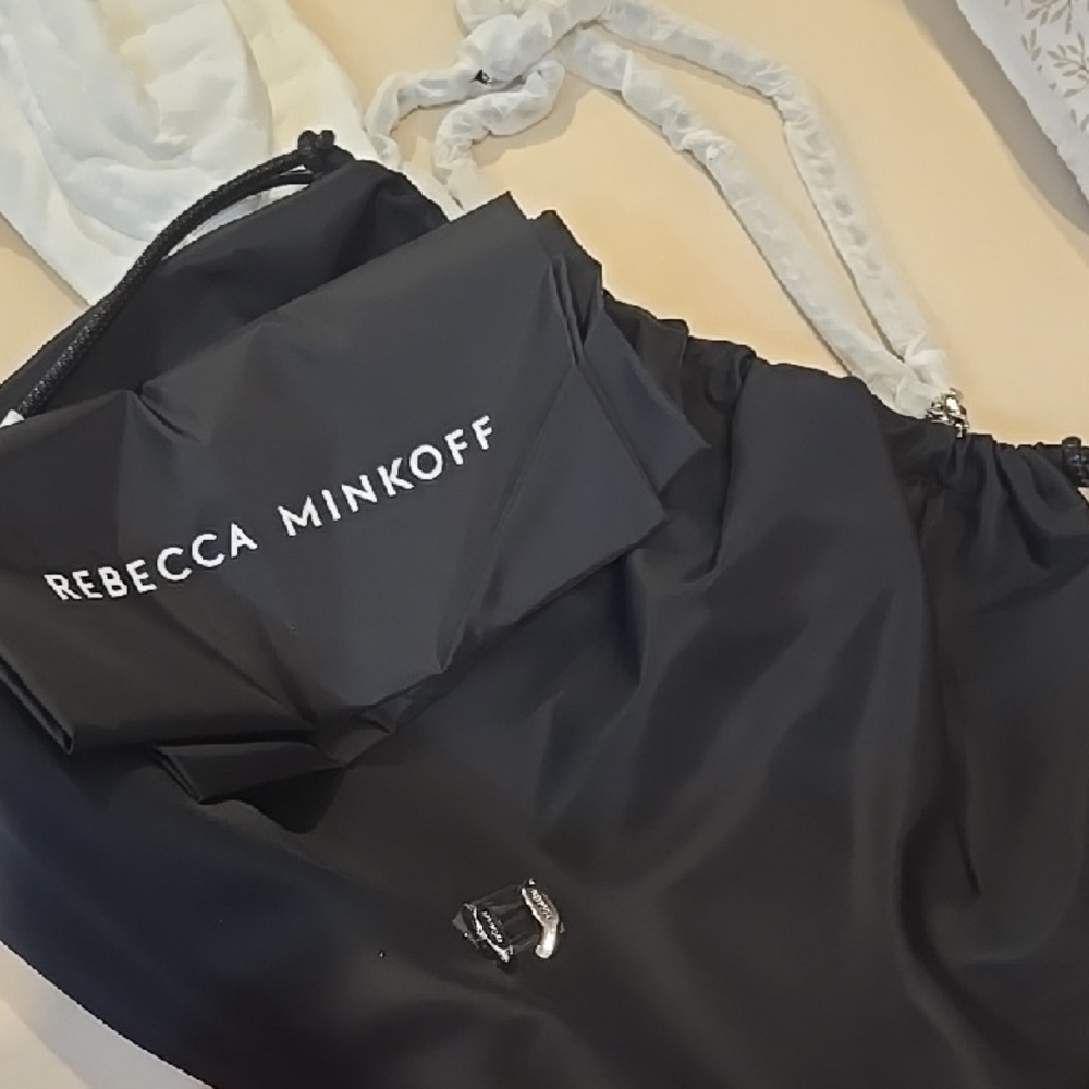 Rebecca Minkoff Black Drawstring Backpack